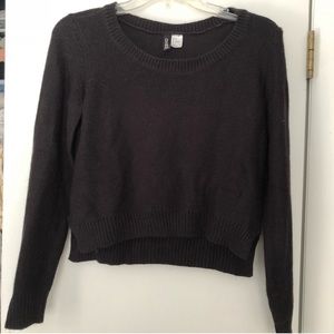 Black Cropped H&M Sweater